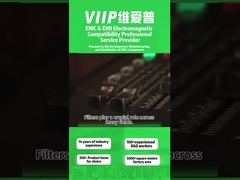 Bộ lọc EMI nhựa dẫn điện chắc chắn để ngăn chặn sự can thiệp đường dây đáng tin cậy