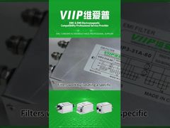 VIP2-2A-10 Bộ lọc EMI DC với dòng chảy rò rỉ 0,5mA Tối đa và mất tích chèn 50dB Min