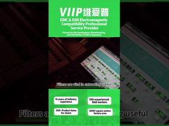 Đường điện thông thấp Bộ lọc EMI AC 110V 250V Với dây dẫn