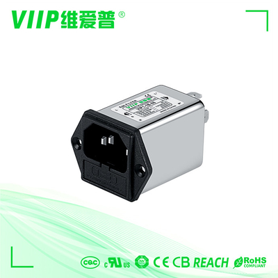 IEC 110V / 250VAC Bộ lọc nhập điện giảm cường độ cao Tỷ lệ trung tâm danh nghĩa 150KHZ-30MHZ