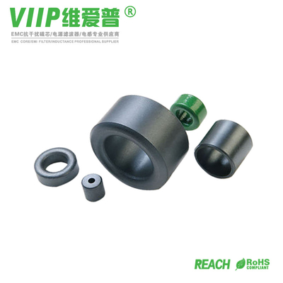 Màu đen mềm Toroid Ferrite Core 10mm OD Ferrite hạt Choke