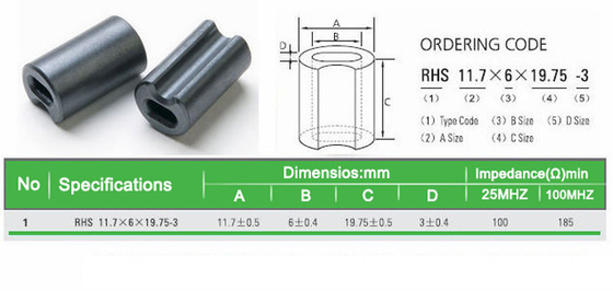 Kháng trở Kháng thấp EMI Ferrite Nanocrystalline Core được áp dụng trong máy biến áp điện
