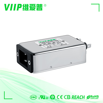 Bộ lọc đường dây điện IEC Socket Emi 3A Một pha CE TUV ROHS